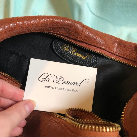 NWOT Lola Bernard leather hobo bag - Picture 7 of 8